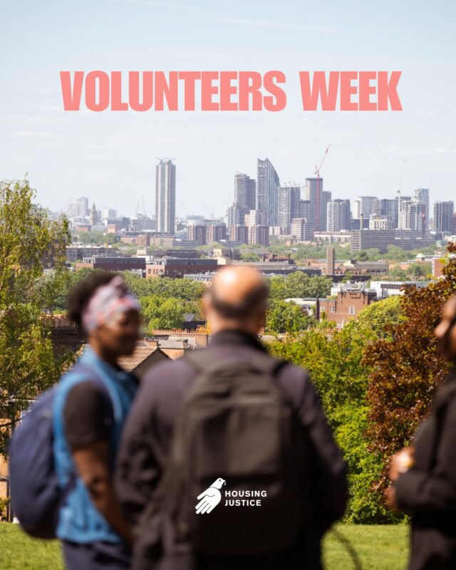 🌟 It’s #VolunteersWeek! 🌟
This week, we’re celebrating the incredible work of volunteers who are the backbone of Housing Justice, and the wider homelessness sector!

From hosting vulnerable migrants with no recourse to public funds, to working in community and faith night shelters throughout winter, to walking alongside those rebuilding their lives - your time, compassion, and commitment make our work possible.

💛 Thank you for showing what community in action looks like. Together, we’re building places of belonging, hope, and second chances.

Find a volunteering opportunity near you: https://housingjustice.org.uk/get-involved

#ThankYouVolunteers #VolunteersWeek2025 #HousingJustice #CommunityPower #FaithInAction #housingjustice #volunteering