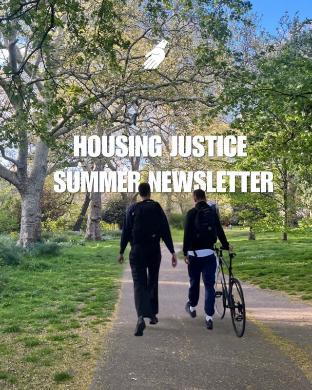 Our latest Housing Justice newsletter is here! 📰

This edition is packed with stories of hope, community and our impact - from volunteers helping families sustain their tenancies through Citadel, to our Refugee Lodgings Project reaching the final of the World Habitat Awards. You'll also read about invisits to London Zoo, Refugee Week at Kew Gardens, and the incredible difference our projects continue to make across the country.

Read the latest newsletter and see the impact your support makes possible: https://mailchi.mp/housingjustice/summer-newsletter-6430686
