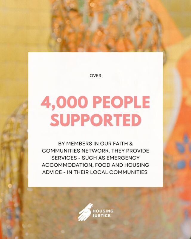 💙 Every year, our Faith & Communities Network supports more than 4,000 people experiencing or at risk of homelessness with emergency accommodation, practical support and a welcoming community.

Behind that impact are grassroots charities, faith groups and community organisations opening their doors to people who need them most.

Our membership is designed to help these local organisations thrive. Members receive expert guidance, practical resources and access to funding opportunities, helping them strengthen areas such as safeguarding, governance and service quality so they can meet national standards and continue making a difference in their communities.

When we invest in local organisations, we strengthen the communities that help people overcome homelessness through belonging, purpose and practical support.