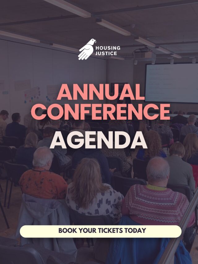 Faith & Community Services Annual Conference 2026 🙌

How can faith and community organisations work together to prevent homelessness, strengthen our communities and make a meaningful impact?

Join us for our annual conference - a day of learning, honest conversations, practical ideas, networking and reflection, bringing together people working across faith, communities, housing and homelessness.

Here’s what’s on the agenda:

🕘 9:10 – 9:40
Keep the Faith: Prayer Session with Bishop Rob
Networking Breakfast

🕤 9:40 – 9:50
Welcome from Bonnie and George

🕙 9:50 – 11:45
Leadership Development with Caplor Horizons
Break included

🕛 11:45 – 12:00
Where next?
The future of communities, policy and homelessness

🕛 12:00 – 12:50
Preventing Homelessness: How do we do it, how do we measure it? with Becky Rice
Community Organising Approaches to Homelessness

🍽️ 1:00 – 1:45
Complimentary Lunch

🕑 1:50 – 2:05
Our Network Membership: How is it changing?

🕑 2:05 – 2:50
Racism & Housing: Examining the roots and sharing solutions

🕒 2:50 – 3:40
Co-production: How to start and what to consider
Supporting People in Rural Areas: Hidden Homelessness & Limited Infrastructure

☕ 3:40 – 3:55
Break

🕓 3:55 – 4:30
What Calls Us to Serve: Need, Values and Faith

🎶 4:30 – 4:50
Closing Performance from Shared Voices & The Seaview Band

Whether you’re involved in a church, community organisation, housing or homelessness services, or simply want to explore how we can do more together, we’d love to have you with us.

Come along, connect with others and be part of the conversation about what comes next.

📅 23/09/2026

📍 The Abbey Centre, 34 Great Smith Street, London, SW1P 3BU

🎟️ https://www.eventbrite.co.uk/e/housing-justice-annual-conference-2026-tickets-1996814621285

#FaithAndCommunity #Homelessness #HousingJustice #CommunityOrganising #FaithInAction