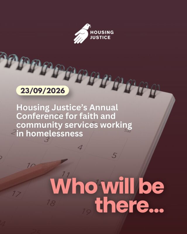 Who’s joining us for our Faith & Communities Annual Conference today? 👋

We’ve got a brilliant line-up of speakers joining us from across the sector to explore homelessness, the vital role of faith and community groups, what we’re learning from the work already happening, and what’s needed next.

There’ll be plenty to reflect on, share and discuss, and we can’t wait to bring everyone together.

Take a look at our speaker line-up below 👇

Want to see what’s in store? Find the full agenda here: https://www.eventbrite.co.uk/e/housing-justice-annual-conference-2026-tickets-1996814621285?utm_id=97758_v0_s00_e0_tv2_a1demo0fsofca3&fbclid=IwY2xjawUgYkdwZG9mAWV4dG4DYWVtAjEwAGJyaWQRMVYzdkJXWjlQaTU4VVBCWVVzcnRjBmFwcF9pZBAyMjIwMzkxNzg4MjAwODkyAAEe4rbeje4GO2ToGMKstp6vHBylSZ2iIQt3bkKJfZCKWT13lJ9DZ3YI17ZLgXE_aem_NFSARrzcO8q4nPLRXO1tTw